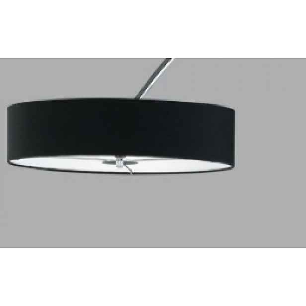 Elegantní černé stínítko stínidlo pro stojací lampu 50 x 12 cm