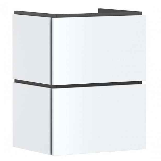 Hansgrohe Xilesa E - Umyvadlová skříňka, 62x48x38 cm, 2 zásuvky, matná bílá 54290700