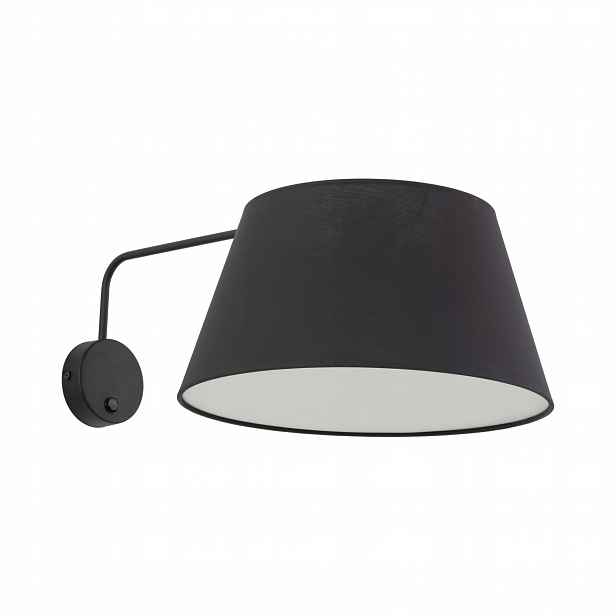 Nástěnné svítidlo Lampa Svítidlo Formo Černý Kov E27 Vypínač Tk Lighting