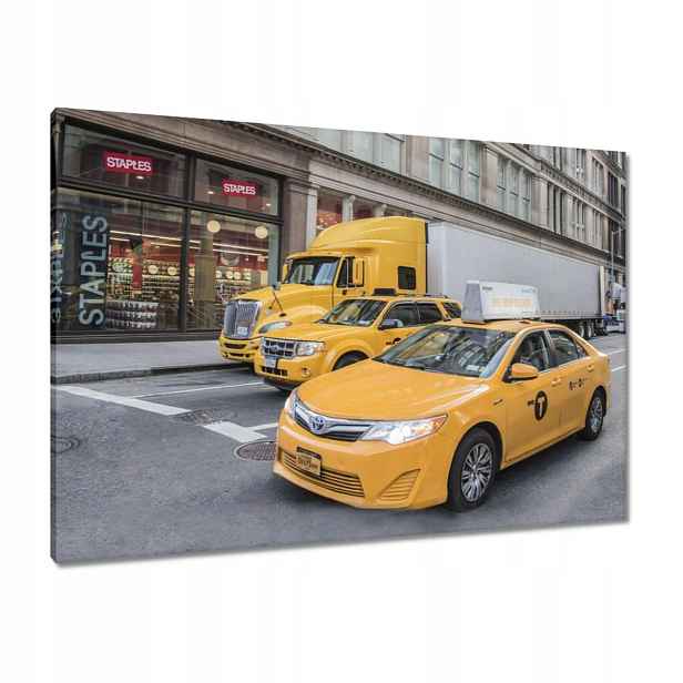 Obrazy 100x70 Žluté vozy New York