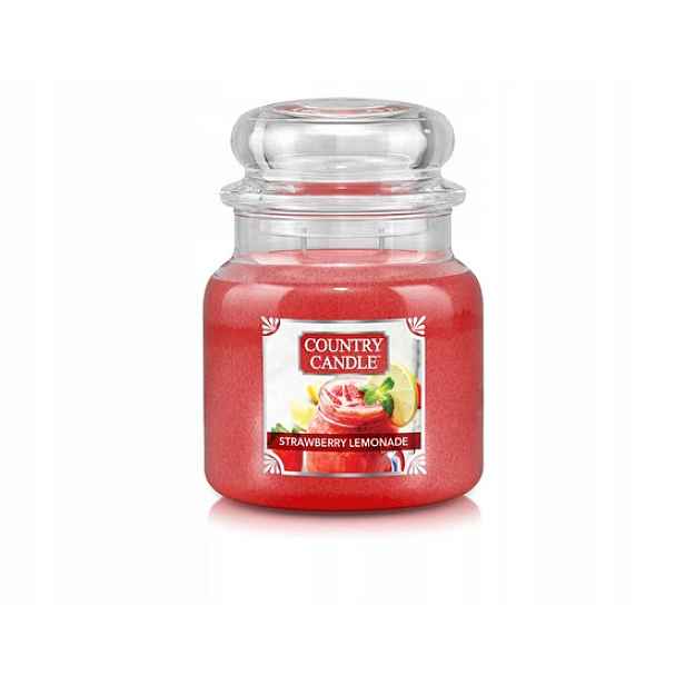 Střední vonná svíčka Country Candle Strawberry Lemonade 510 g
