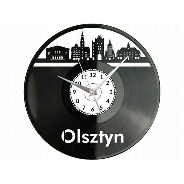 Olsztyn Město Polsko Nápad na Dárek Nástěnná Dekorace z vinylové desky