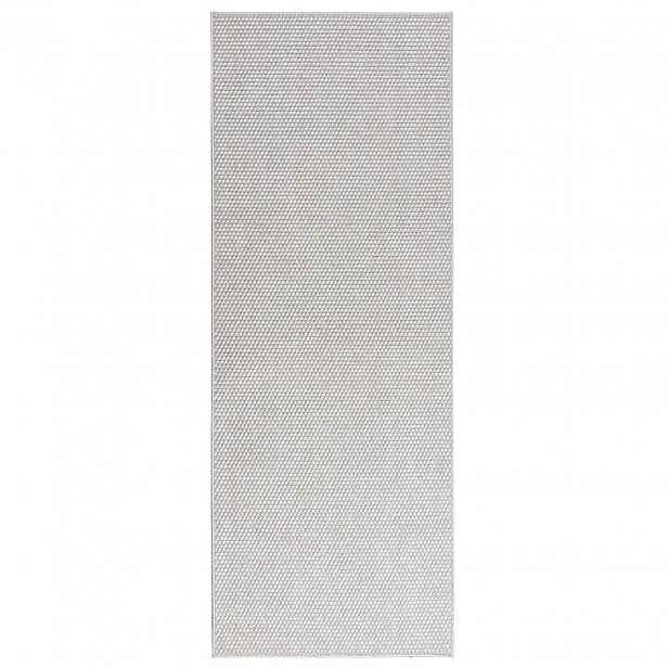 vidaXL Vnitřní koberec LUGO Krémová a šedá 80 x 200 cm Polyester