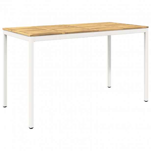vidaXL Zahradní barový stůl NAARDEN Bílá 180 x 88,5 x 105 cm