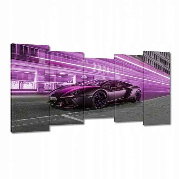 Obrazy 150x80 Fialové sportovní auto