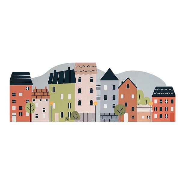 Akustická tabule Happy Town – Styler
