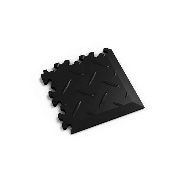 Dlaždice rohová Fortelock Machine industry diamant BLACK