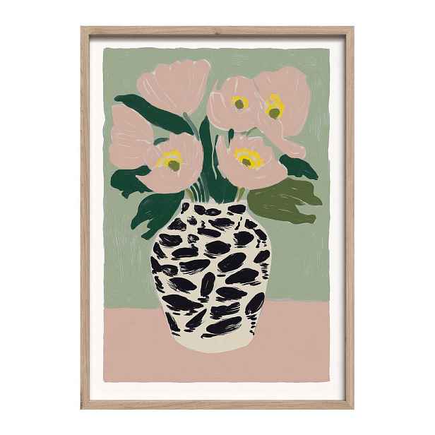 Tištěný obraz s rámem 50x70 cm Spotted Vase – Styler