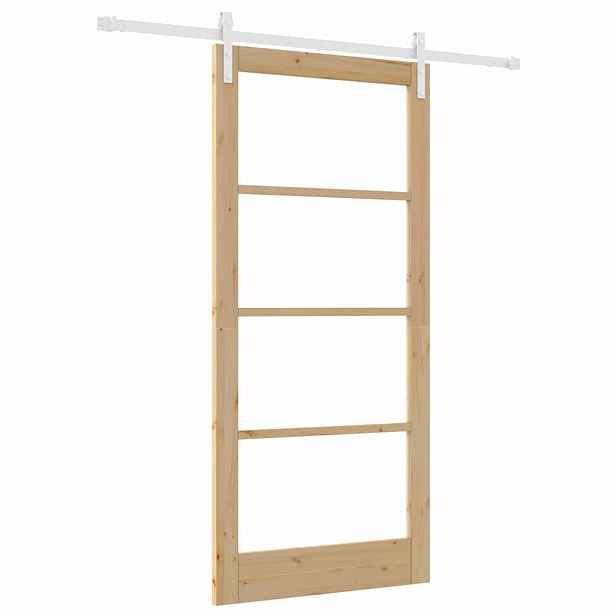 vidaXL Posuvné dveře ORKDAL Přírodní 93 x 202 cm