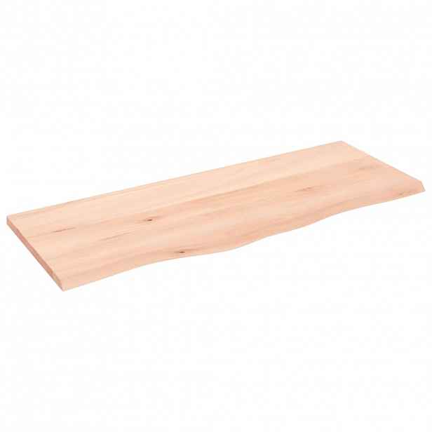 vidaXL Stolní deska 100 x 40 x 2 cm neošetřené masivní dubové dřevo
