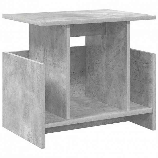 vidaXL Televizní stojan 50 x 35 x 45 cm Betonově šedá Kompozitní dřevo