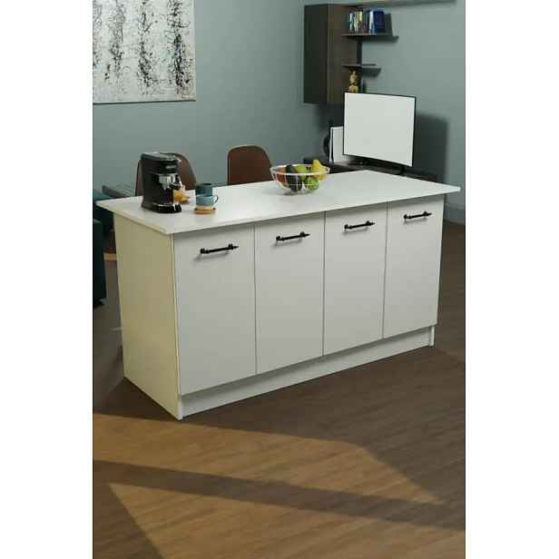 Casarredo VENTURI kuchyňský ostrůvek, bílá