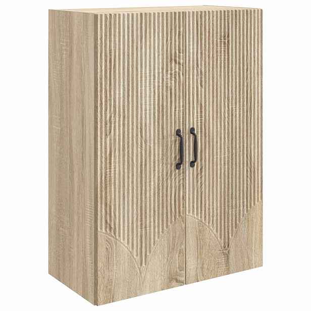 vidaXL Nástěnná skříň 66 x 34,5 x 90 cm Kompozitní dřevo Dub sonoma
