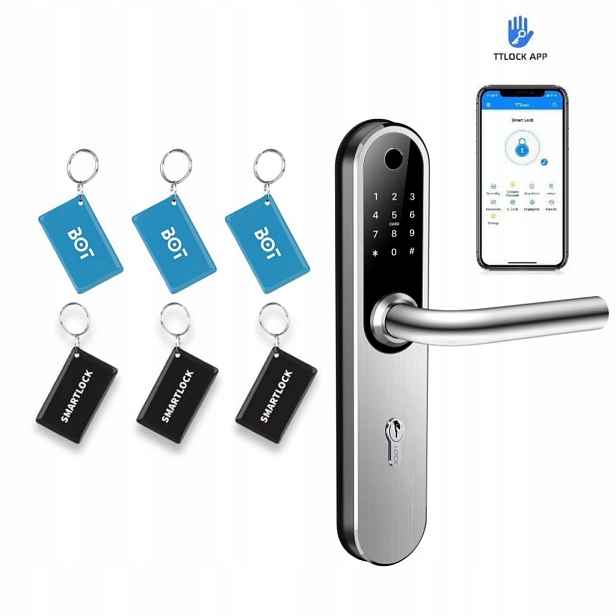 Bot Chytrá klika TTLock H1 W stříbrná 72 mm