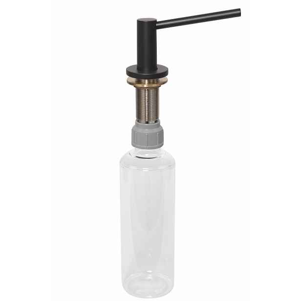 Dávkovač Tekutiny Mosazný Pod Desku Černý Mat SOAP-M-25-BB