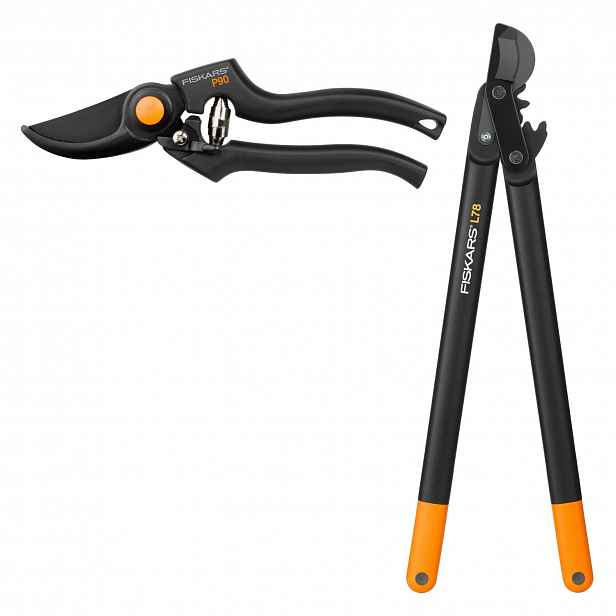 Fiskars Zahradní sada Zahradní nůžky pro silné větve Nůžový na keře