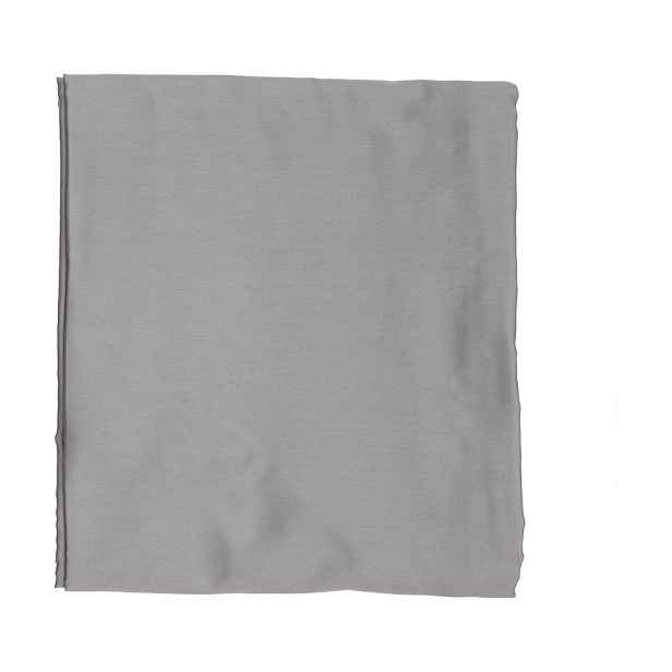 Tmavě šedé napínací prostěradlo z bavlněného saténu 140x200 cm – Mijolnir