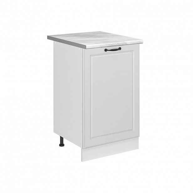 Vicco SPODNÍ SKŘÍŇKA KUCHYŇSKÉ LINKY R-Line, Bílý venkovský dům/Bílá, 50 cm pracovná doska Mramor