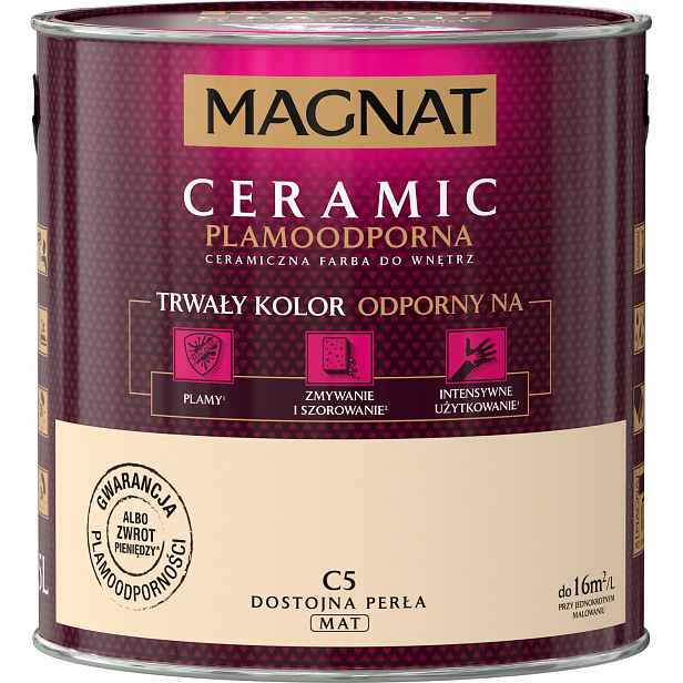 Barva Magnat Ceramic 2,5L C5 Důstojná Perla