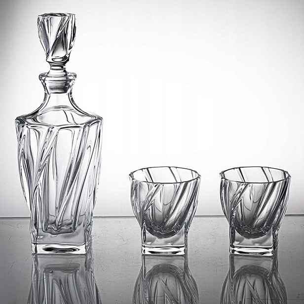 Bohemia Ponti – Sada Na Whisky: Karafa 6 Sklenic