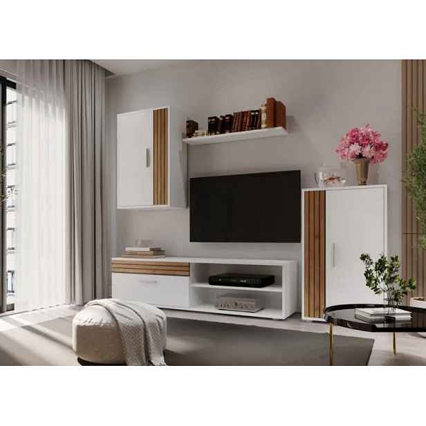 Casarredo Obývací sestava HYDRA barva bílá/tablilla
