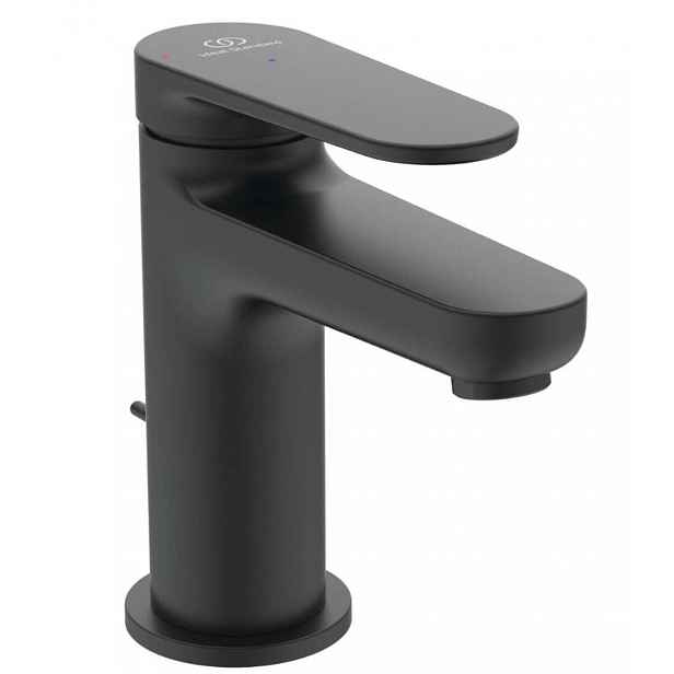 Ideal Standard Cerafine Nuovo - Umyvadlová baterie s výpustí, BlueStart, hedvábná černá BD767XG