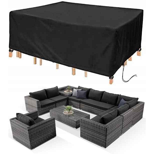 Obal na zahradní nábytek 350 x 260 x 90 cm voděodolný, odolný