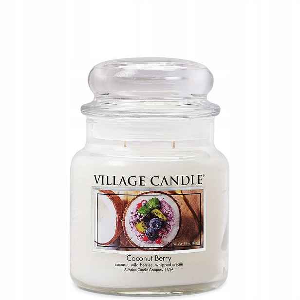 Střední svíčka Coconut Berry Village Candle