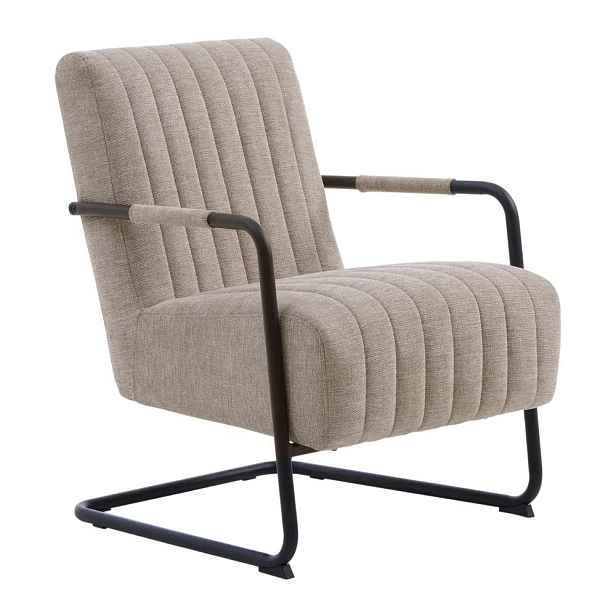 Béžové křeslo Trout – Unique Furniture