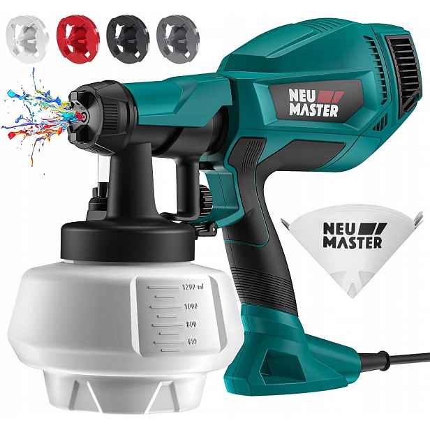 Stříkací pistole na malování stěn 1200 ml Neu Mastetr NSG0110-EU500