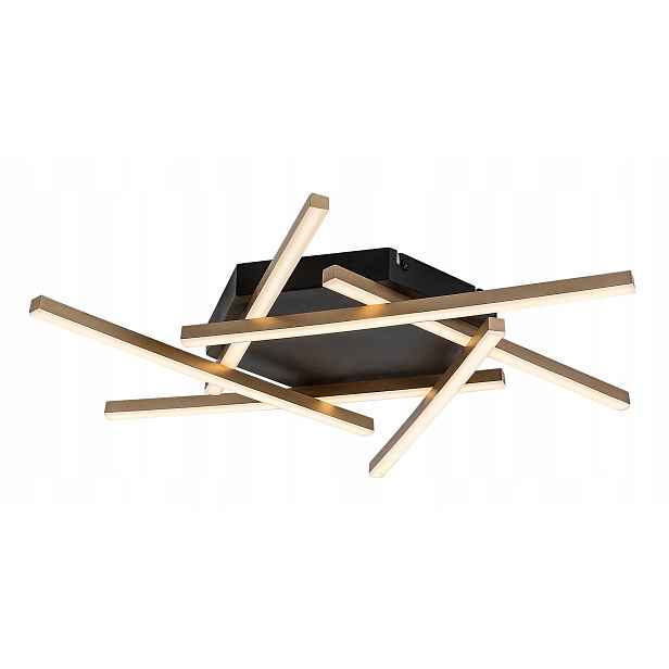 stropní svítidlo Led Rabalux Severine 40W černo-zlatá, moderní
