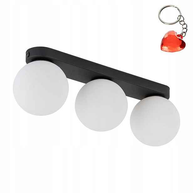 Stropní Svítidlo Stropní lampa Mini Černá 37 cm Halogenová 3xG9 Otvor Tk Lighting