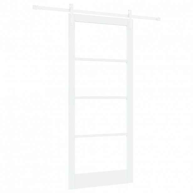 vidaXL Posuvné dveře ORKDAL Bílá 93 x 211 cm