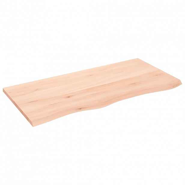 vidaXL Stolní deska 100 x 50 x 2 cm neošetřené masivní dubové dřevo