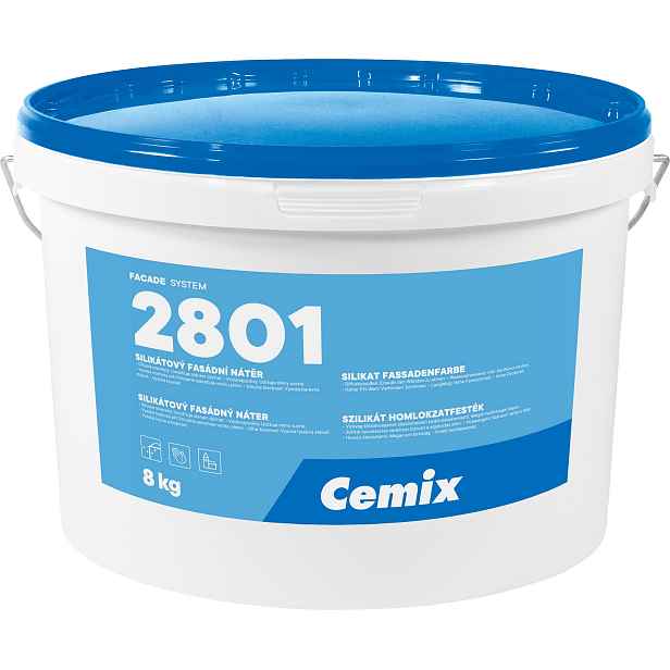 Barva fasádní silikátová Cemix 2801 8 kg