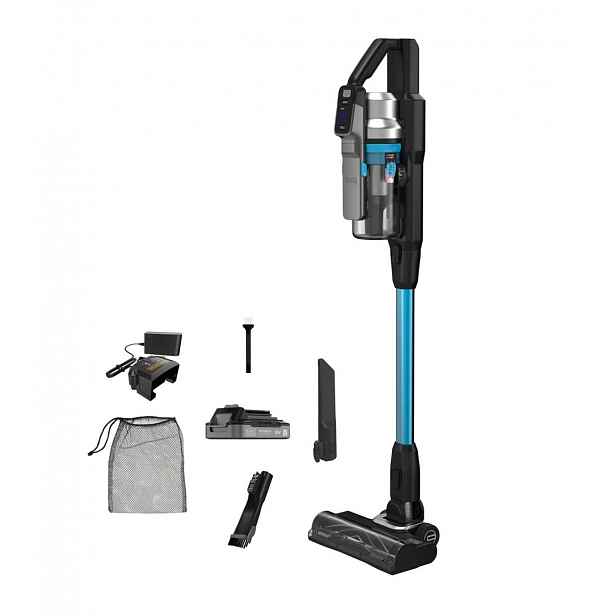 BLACK+DECKER - 18V AKU vysavač, s příslušenstvím, 1x aku 2,0 Ah, nabíjecí stanice BSV520BRB-QW