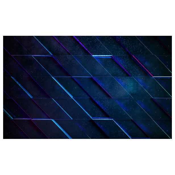 Fototapeta Geometrická abstrakce Černo-modrá 254x184 lepidlo