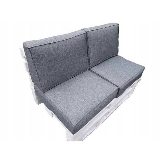 Polštáře na Jednu Euro-paletu sada 4 kusů 60 x 60 Silver 23