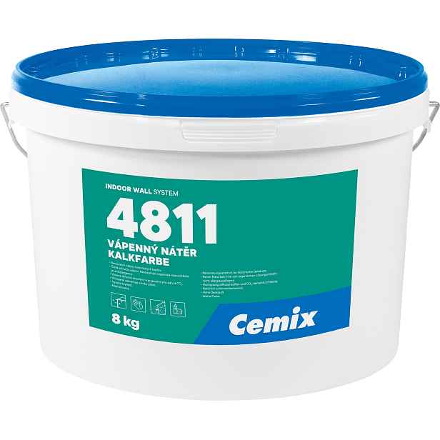 Barva fasádní vápenná Cemix 4811 bezpř. 8 kg