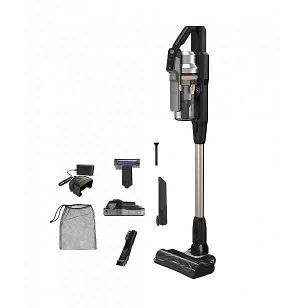 BLACK+DECKER - 18V AKU vysavač, s příslušenstvím, 1x aku 2,0 Ah, nabíjecí stanice BSV525BLP-QW