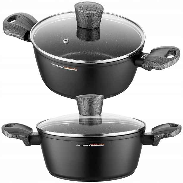 Hrnec Tradiční hliníkový nepřilnavý Florina Bono 20 cm 2,5L Indukc