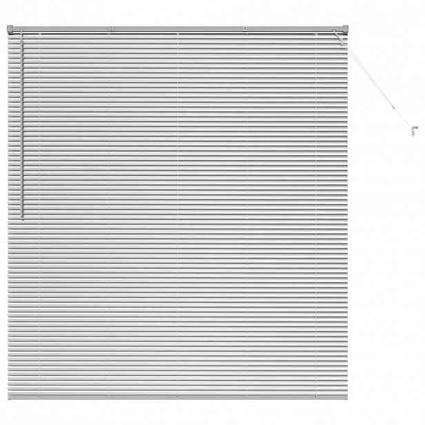 vidaXL Venet školní žaluzie Stříbrná 175 x 155 cm 25 mm Hliník