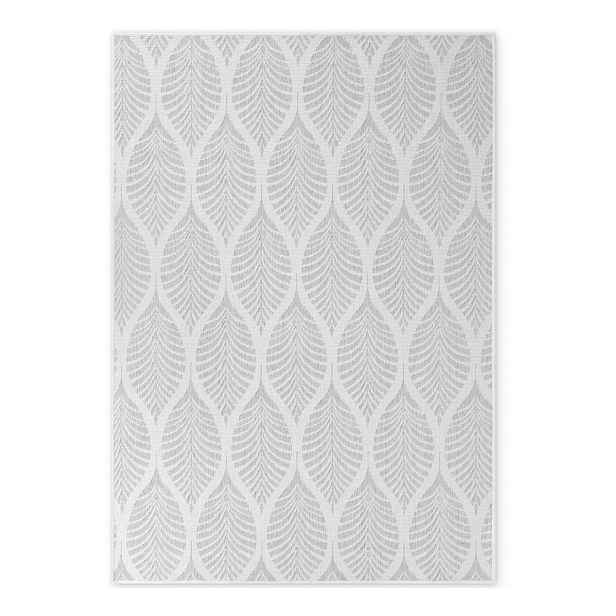 Vnitřní a venkovní koberec v šedé a slonovinové barvě 160x230 cm Duet Liora – NORTHRUGS