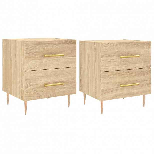 vidaXL Noční stolky 2 ks dub sonoma 40 x 35 x 47,5 cm kompozitní dřevo