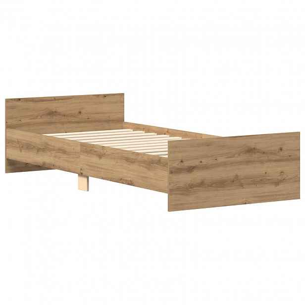 vidaXL Rám postele Dub artisan 80 x 200 cm Kompozitní dřevo