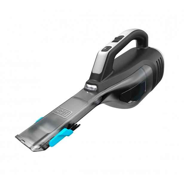 BLACK+DECKER - 14V AKU ruční vysavač, nabíjecí stanice, titanová/modrá DVD320B-QW