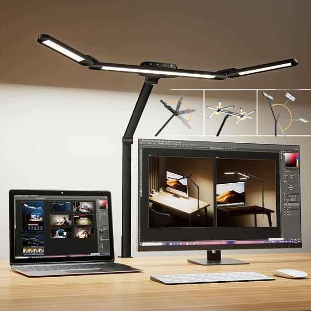 Led Kreslící lampa na stůl Bezstínová stolní lampa na pracovní desku +Dálkový Ovladač