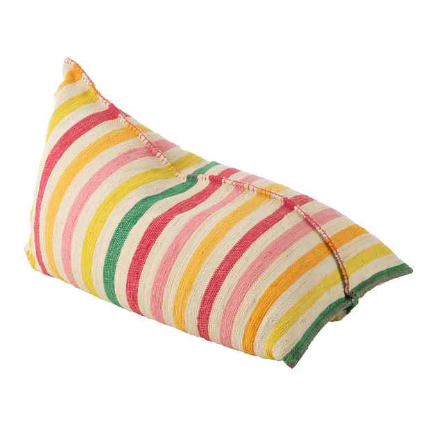 Barevný sedací vak z recyklované bavlny Cocoon Stripes - 150*100*40 cm J-Line by Jolipa