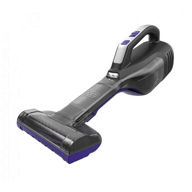 BLACK+DECKER - 14V AKU ruční vysavač, nabíjecí stanice, titanová/fialová DVD320BP-QW