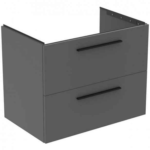 Koupelnová skříňka pod umyvadlo Ideal Standard I.life B 80x63x50,5 cm šedý matný křemen mat T5272NG
